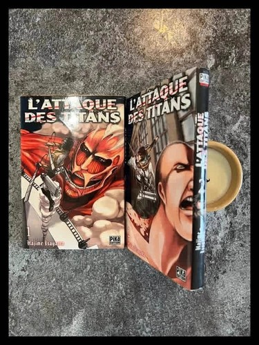 Lot mangas attaque des - lot,