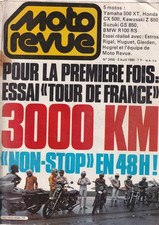 MOTO REVUE N°2456 BOL D'OR 1980 / YAM 500 XT / HONDA CX 500 CUSTOM / KAWA Z 650