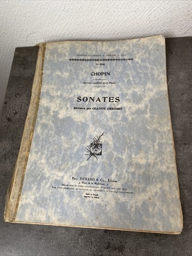 Ancienne partition sonates - ancienne,