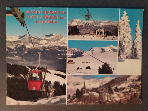 Carte postale saint gervais - carte,