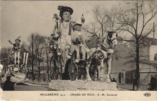 Cpa paris careme - mi-careme, 1912