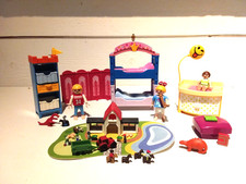 PLAYMOBIL LOT CHAMBRE D’ENFANTS/ JEUX MAISON FILLES GARCONS BÉBÉ PARAVENT