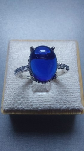 Jolie bague argent avec - jolie, pierre