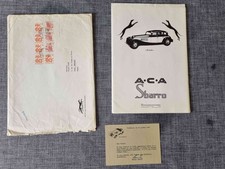 Brochure automobile SBARRO