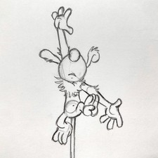 Marsupilami (1993) Original Animation Production Drawing + CERTIFICATE