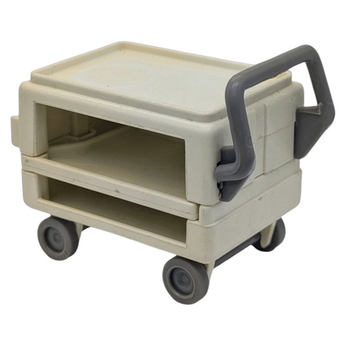 Playmobil chariot blanc gris