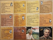 ** GEORGES BRASSENS ** LOT DE 12 VINYLES ** SERIE COMPLETE ** 33T/LP **