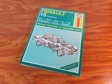 RTA revue technique automobile RENAULT 18 essence HAYNES NEUVE sous blister
