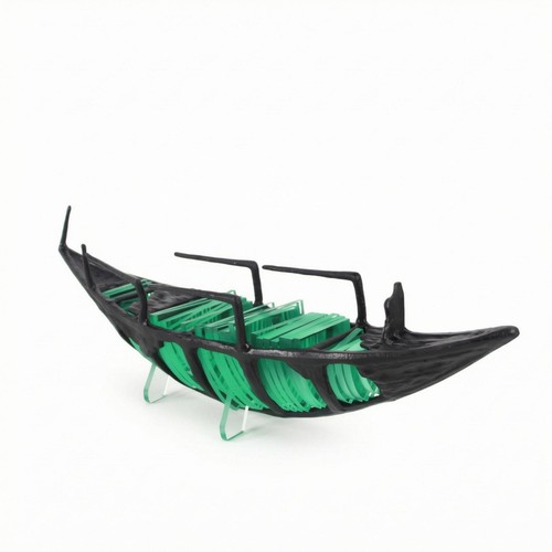 Bateau décoratif métal et - en,