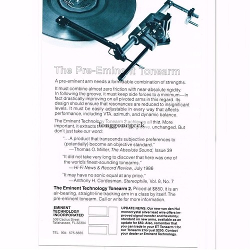 1986 linn products index - products,