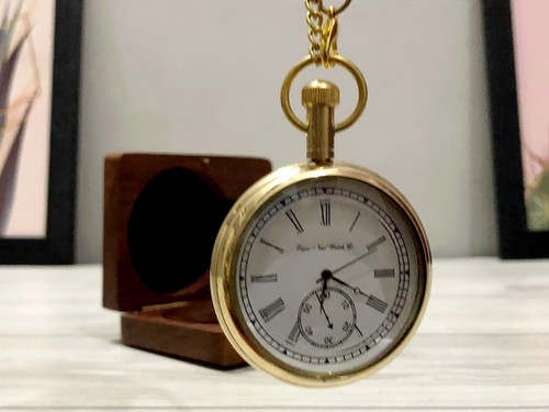Montre elgin vintage poche - montre,