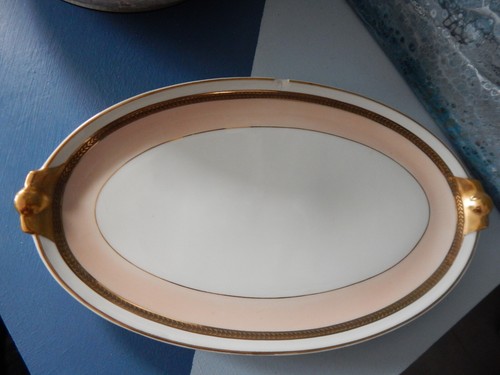 Plat gâteaux porcelaine - plat, à
