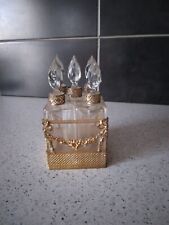 cave a parfum .coffret a odeurs. parfum 5 flacons bronze doré   NAPOLEON III 