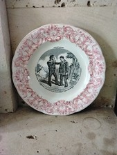 Art Table Assiette Parlante LES MATHURINS n°12* GIEN