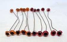 Lot 10 paires yeux en sulfure