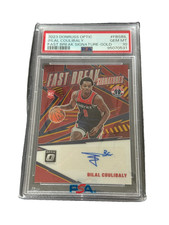 2023 Panini Donruss Optic Fast Break Signatures Bilal Coulibaly 10/10 #FBSBIL