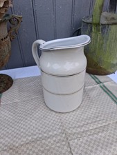 PICHET ÉMAILLÉ - BROC ANCIEN EN ÉMAIL