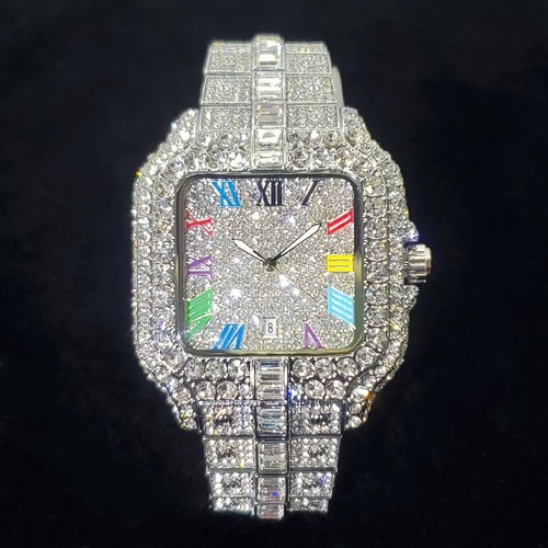 Hot fashion full diamond watch - fashion,