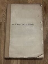 Livre Bourses de Voyage par