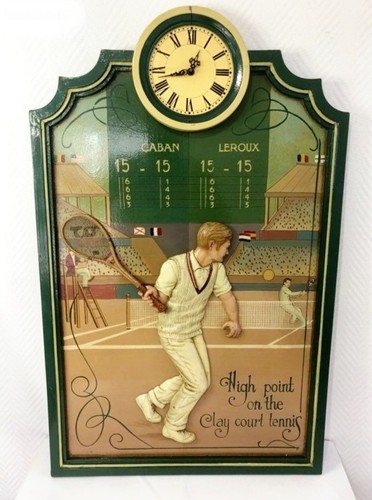 Tableau avec horloge country - avec,