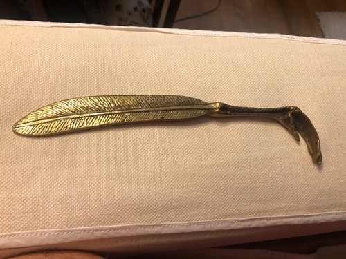Coupe papier bronze doré - coupe, en