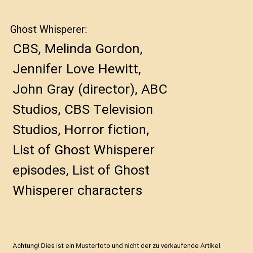 Ghost whisperer cbs melinda - ghost, cbs,