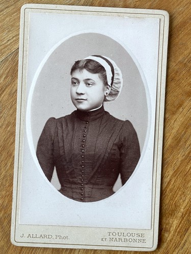 Photo carte visite - carte, de