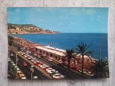 NICE Promenade des Anglais voitures anciennes vintage cars autos  postcard 