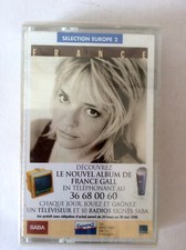France Gall * K7 Promotionnelle Europe 2 "France" * Warner 1996 * Sous Blister