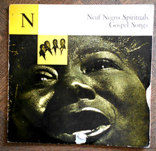 Disque vinyle LP 33t / 25cm - 9 Negro Spirituals Gospel Songs- Peacock      D132
