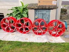 4 jantes alu 19 pouces Seat Aneto anodisées rouge emotion diamantées