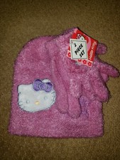 Hello Kitty Winter Hat And Glove Set