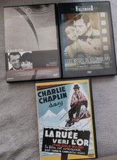 Lot de 3 DVD Films US Classiques (La Ruée Vers L'Or + Les Neiges Du Kilimandjaro