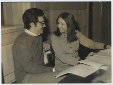 Claudia Giannotti con Umberto Ceriani  Vintage silver print Tirage argentique 