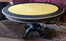 Gueridon / table a jeux style "Boulle" époque napoléon III