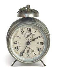 ANCIEN REVEIL A CLOCHE COMTOIS MECANIQUE A CLOCHE CLOCK PENDULUM OROLOGIO