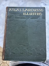 Atlas Larousse Illustré Rare