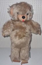 Rare Belle Et Douce Peluche ours CREATIONS OSB vintage 23 cm Neuf Étiqueté 