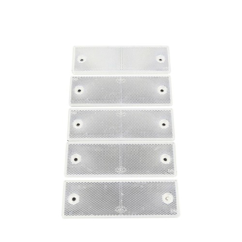 5pcs plastique blanc adhésif - plastique,