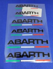 Lot de 6 stickers Abarth pour
