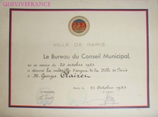 DIPL160 - DIPLOME MEDAILLE