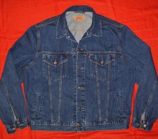 Veste Levi's 4 Poches Jean Bleu Used Taille XXL
