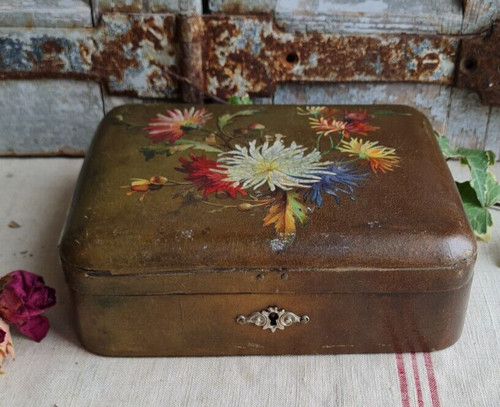 Ancienne boite bijoux art - a,