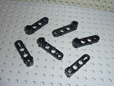 6 x LEGO TECHNIC black Technic