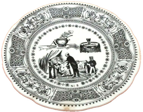 Faïence gien assiette - de,