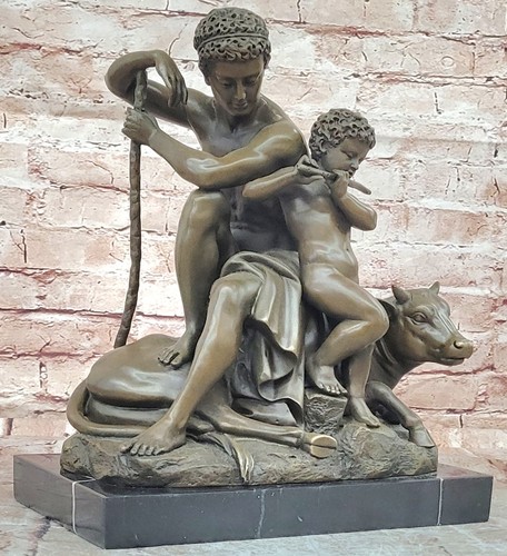 Sculpture bronze hercules - bronze,