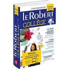 Dictionnaire Le Robert Collège et son dictionnaire en... | Livre | état très bon