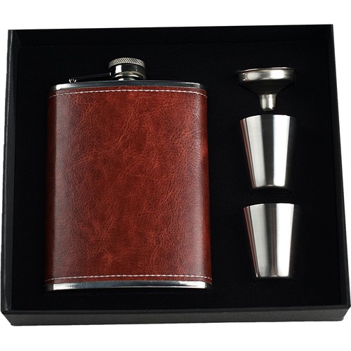 8oz brun flasque - brun,