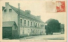 76.EPOUVILLE.HOTEL DE LA QUEUE DU CHIEN.RARE