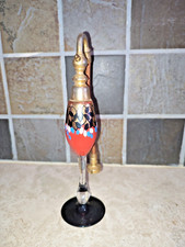 Flacon à Parfum Ancien Vaporisateur Art Déco en Verre DeVilBiss Perfum Atomizer